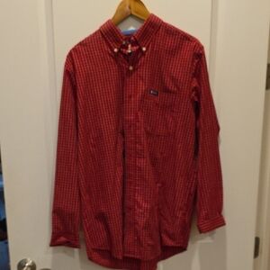 Men's Red Checkered Shirt
